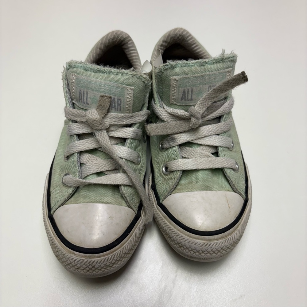 Converse Toddler Girls 11 Mint Green Pastel Sneaker Summer Chuck All Stars